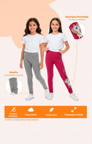 Kit Sortido Com 4 Calças Legging
