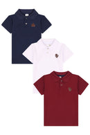 Kit Sortido 3 Camisas Gola Polo