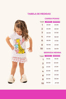 Kit com 6 Peças(3 conjunto) Pijama Curto