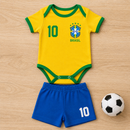 Body Bebê Copa do Mundo 2026 • Kit 2 Peças