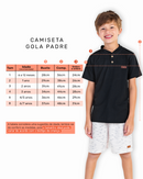 Kit Sortido Com 3 Camisas Gola Padre