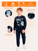 Conjunto Moletom Infantil Menino Universo