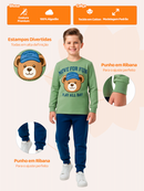 Conjunto Meia Estação Bebe Masculino Cool Winter