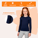 Blusa Térmica Infantil Menina Marinho