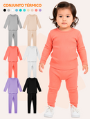 Kit Com 4 Peças(2 Conjuntos) Termicos Longo
