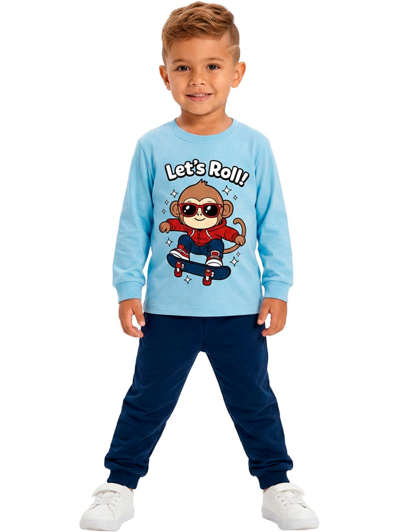Conjunto Meia Estação Infantil Masculino Let's Roll