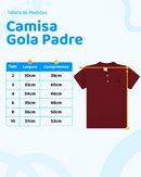 Camisa Infantil Manga Curta Henley Gola Padre Bordô