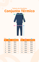 Conjunto Térmico Longo Marinho-Menino