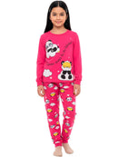 Pijama Longo Infantil Feminino Panda