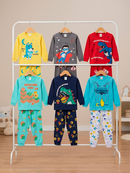 Conjunto Pijama Longo Bebe Menino Monstrinhos pijama