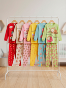 Pijama Longo Infantil Feminino Gatinho