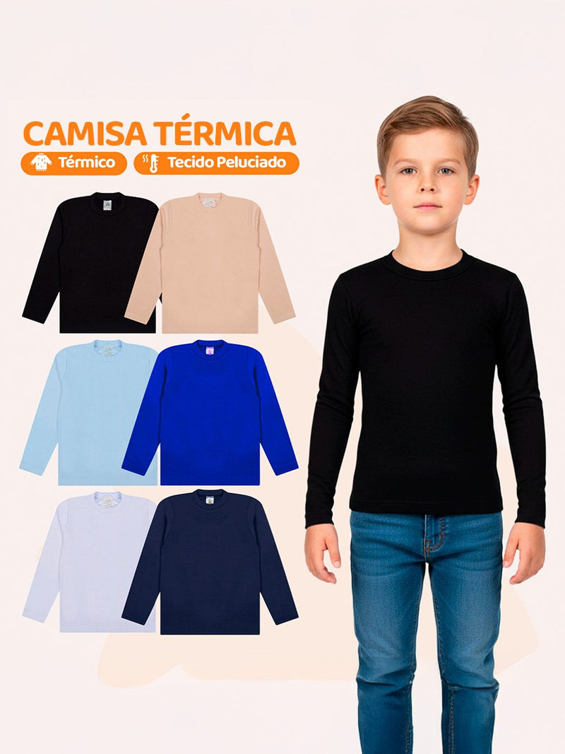 Kit 3 Camisas Térmica