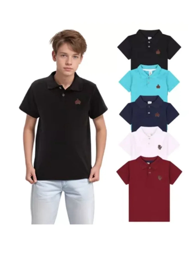 Kit Sortido 3 Camisas Gola Polo