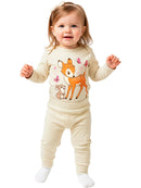 Conjunto Body e Calça Longo Suedini Bambi e Coelho