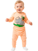 Conjunto Body e Calça Longo Suedini Hipopótamo 