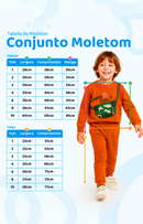 Kit Com 4 Peças (2 Conjuntos) Moletom