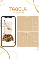 Conjunto Curto Verão Infantil Menina Ursinha e Flores – Off White e Rosa