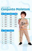Conjunto Moletom Infantil Menino Dino Gamer