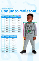 Conjunto Moletom Infantil Menino Space Beats Marinho