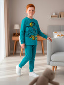 Conjunto Moletom Infantil Menino Dino Gamer