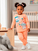 Conjunto Moletom Bebe Menina Diversão Garantida