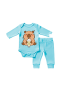 Conjunto Body e Calça Longo Suedini Capy Milkshake