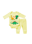 Conjunto Body e Calça Longo Suedini Esquilo e Tiger