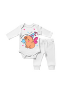 Conjunto Body e Calça Longo Suedini Fada Capibara