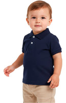 Camisa Gola Polo Infantil Menino Marinho (Liso)