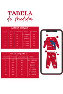 Pijama Longo Infantil  Masculino Rugir