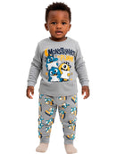 Conjunto Pijama Longo Bebe Menino Monstrinhos pijama