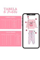 Pijama Longo Infantil Feminino Tô Cãosada