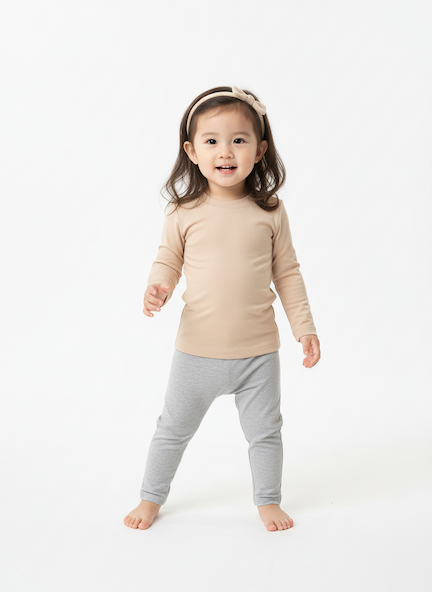 Blusa Térmica Infantil Menina Canela