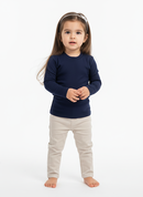 Blusa Térmica Bebê Menina Marinho